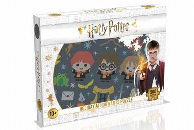 Winning Moves Harry Potter Puzzle Christmas at Hogwarts (500 Teile) Weihnachten