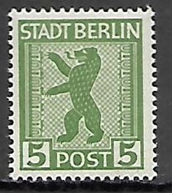 Alliierte Besetzung Berlin und Brandenburg postfrisch Michel-Nummer 1A