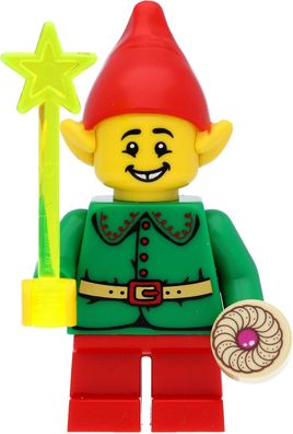 LEGO Minifigur Weihnachtswichtel / Weihnachtself mit Zubehör