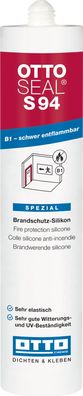 Ottoseal® S94 310 ml neutrale Brandschutz-Silikon B1 Verfugung an Glaselementen