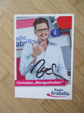 Radio Arabella Moderator Christian "Morgenhuber" - handsigniertes Autogramm!!!