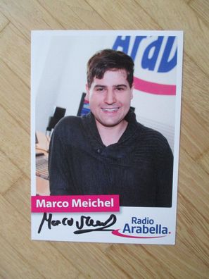 Radio Arabella Moderator Marco Meichel - handsigniertes Autogramm!!!