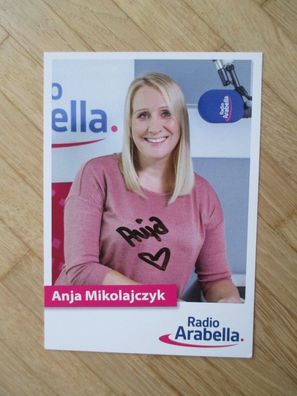 Radio Arabella Moderatorin Anja Mikolajczyk - handsigniertes Autogramm!!!