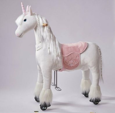 Mechanisches Reitpferd Pony auf Rollen Reitpony Merlin S für Kinder 3-6J Neu