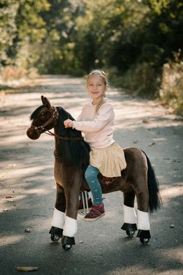 Tolles Reitpferd Pony auf Rollen Reitpony Happy S für Kinder 3-6J Neu