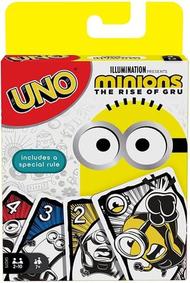 Mattel - UNO - Minions Kinderspiel Gesellschaftsspiel Kartenspiel Gru Spiel