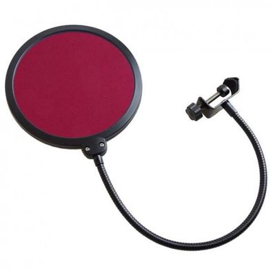 keepdrum EMH019RD Mikrofon-Popschutz Rot