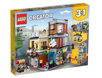 LEGO 31097 Creator Stadthaus mit Zoohandlung & Café NEU & OVP