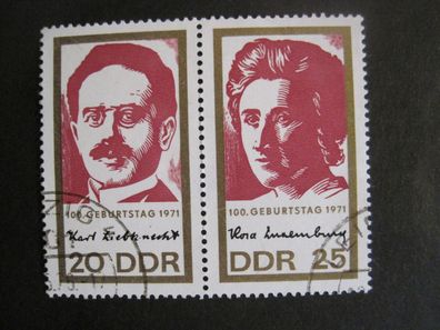 DDR MiNr. 1650-1651 PAAR gestempelt (E 047)