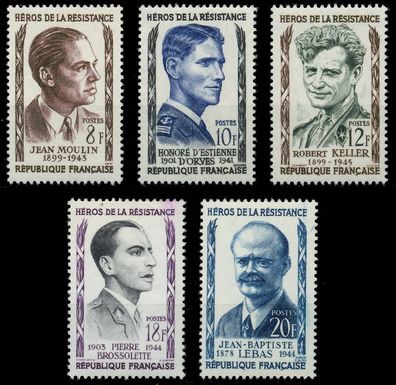 Frankreich 1957 Nr 1129-1133 postfrisch X3F3DAA