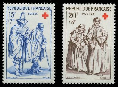 Frankreich 1957 Nr 1175-1176 postfrisch SF5B45A