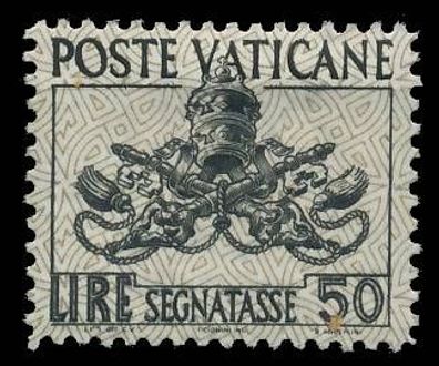 Vatikan Portomarken Nr 17 ungebraucht X3FE0DE