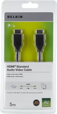 Belkin HDMI Kabel 1.4, 5m - Schwarz