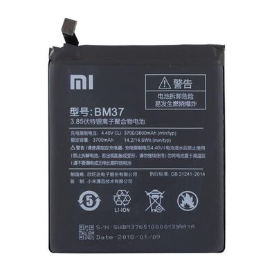 Xiaomi Lithium Ionen Akku - BM37 für Xiaomi Mi 5s Plus - 3700mAh