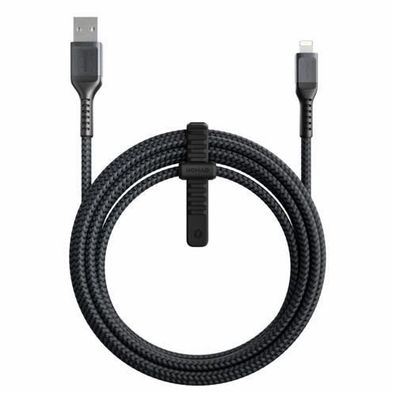 Nomad Rugged USB-A auf Lightning Kabel 3m - Schwarz
