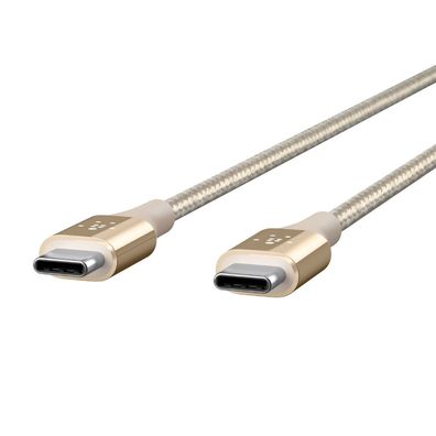 Belkin DuraTek Ladekabel / / DuraTek USB-C Kabel, 1.2m, Gold