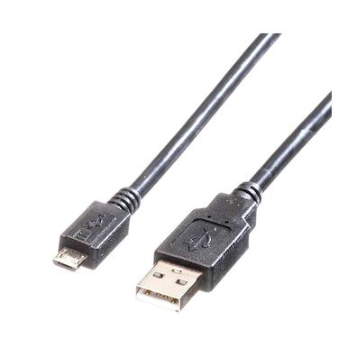 Roline Professionals Lade-/ Datenkabel - Micro USB 1,8m - Schwarz