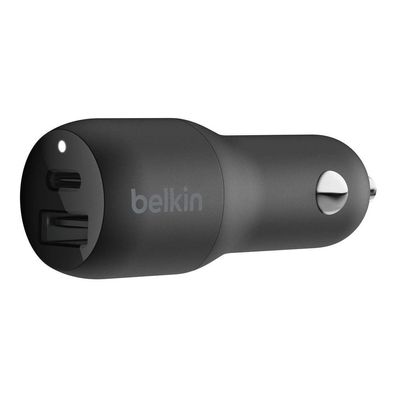 Belkin 30W PD Dual Standalone Car Charger (18W USB-C&12W USB-A)