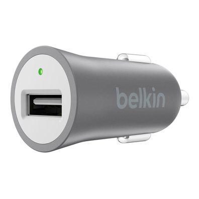 Belkin Mixit KFZ-/ Auto-Ladegerät, USB, 2.4A, Premium MIXit, grau