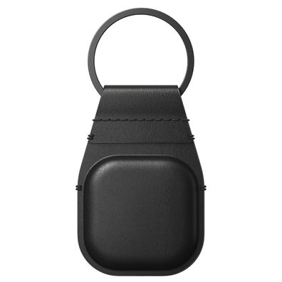 Nomad Airtag Leather Keychain - Schwarz