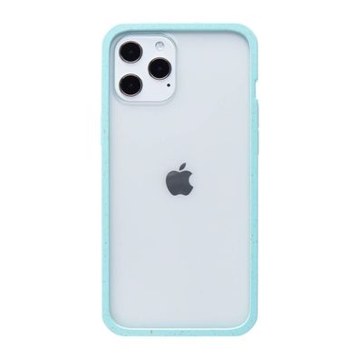 Pela Case Clear Eco Friendly Case für Apple iPhone 12 Pro Max - Clear/ Purist Blue