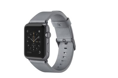 BELKIN Lederband Uhrenarmband für Apple Watch 38mm - Grau