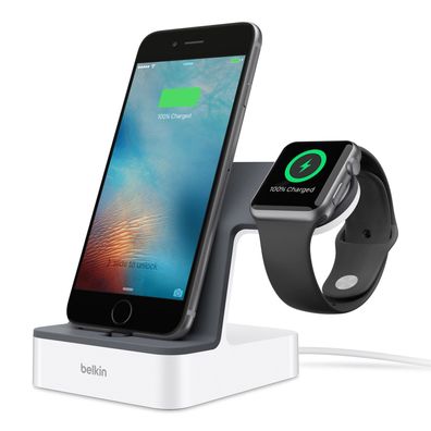 BELKIN PowerHouse Charge Dock für Apple Watch und iPhone - Weiss