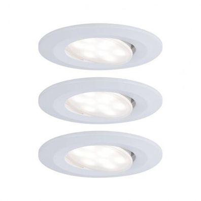 Paulmann Einbauleuchte LED CAlla rund 3x 5,5W Weiß matt schwenkbar 4000K Nr. 99927