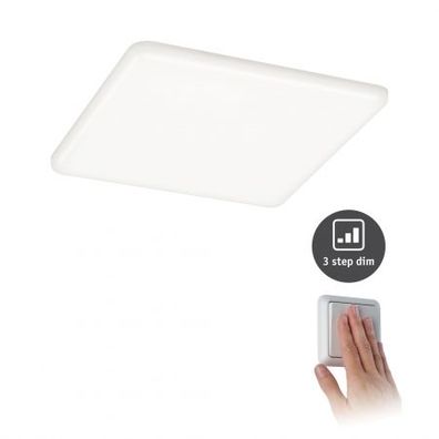 Paulmann LED Einbaupanel Veluna VariFit IP44 3-Stufen-dimmbar eckig 185x185 mm 17,5W