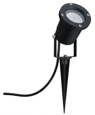 Paulmann Outdoor LED Planzenleuchte mit Erdspieß IP65 3,5W GU10 Schwarz Nr. 98896