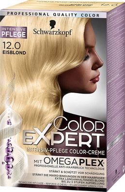 Schwarzkopf Color Expert Intensiv-Pflege Color-Creme 12.0 Eisblond, 1er Pack(1x174ml)