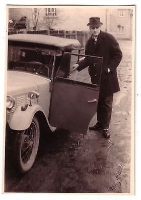 66916 Original Foto altes Automobil Marke Adler um 1940