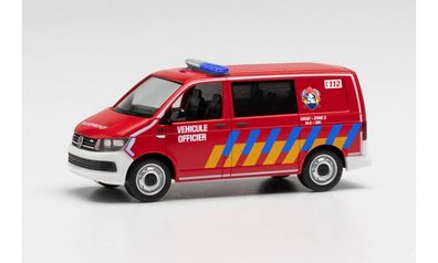 Herpa 096287 - VW T6 Halbbus - Feuerwehr Lüttich. 1:87