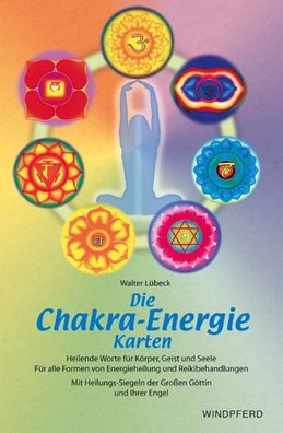 CHAKRA-ENERGIE- Set im Karton 154 Chakra-Energie-Karte + Handbuch 192S. Walter Lübeck
