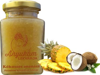 Ungarische Premium Kokos-Ananas-Marmelade /350g/