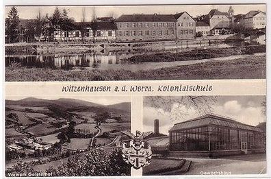 67108 Mehrbild Ak Witzenhausen an der Werra Kolonialschule 1953