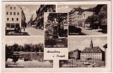 67499 Mehrbild Ak Annaberg im Erzgebirge 1954