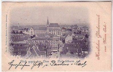 67121 Ak Augsburg Blcik gegen den Dom vom Perlachthurm aus 1898