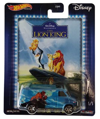 Mattel GJR22 Hot Wheels Premium Disney The Lion King Custom GMC Panel Van Spielz