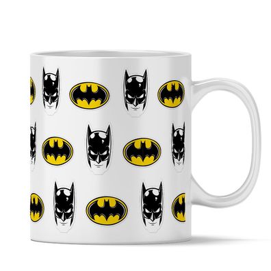 Tasse Mug Batman DC white Helden Behältnis