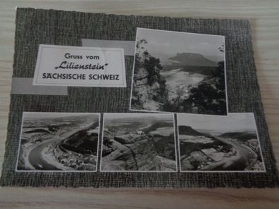 6239 Postkarte, Ansichtskarte- Blick vom Lilienstein-Sächsische Schweiz