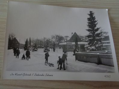 6243 Postkarte, Ansichtskarte- Kurort Gohrich-Sächsische Schweiz