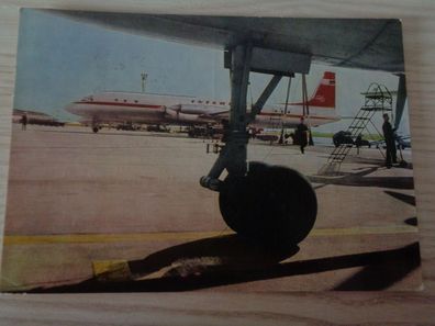 6276 Postkarte, Ansichtskarte-Interflug Turboprop IL-18