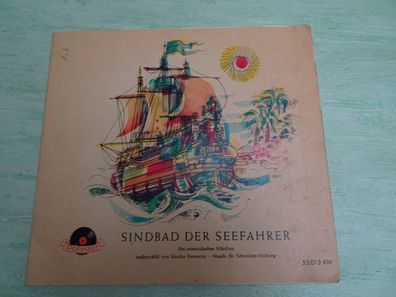 7" Tonbuch Bilderbuch Polydor 55013KN 1001 Nacht Sindbad der Seefahrer