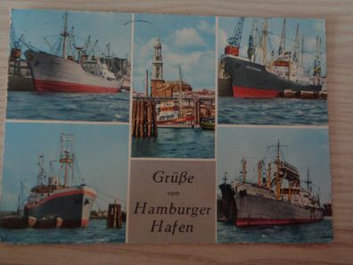 6299 Postkarte, Ansichtskarte- Grüße vom Hamburger Hafen