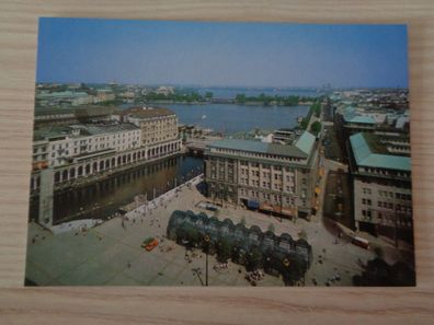 6304 Postkarte, Ansichtskarte- Hamburg -Die drei Alsterbecken