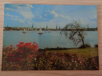 6305 Postkarte, Ansichtskarte- Hamburg -Außenalster