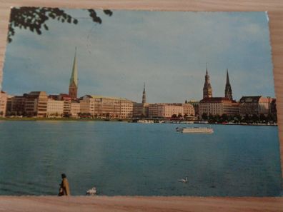 6311 Postkarte, Ansichtskarte- Hamburg Binnenalster