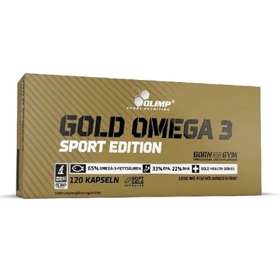 Olimp Sport Nutrition Gold Omega 3 sport edition 120 Kapseln