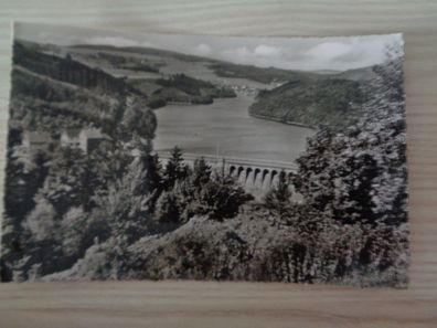 6325 Postkarte, Ansichtskarte- Aggertalsperre im Oberbergischen